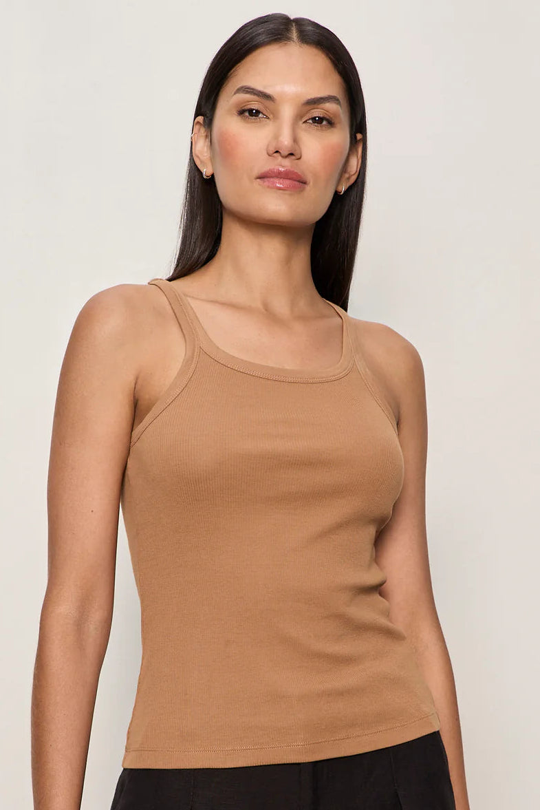 Sprinter Rib Tank -Toasted Coconut