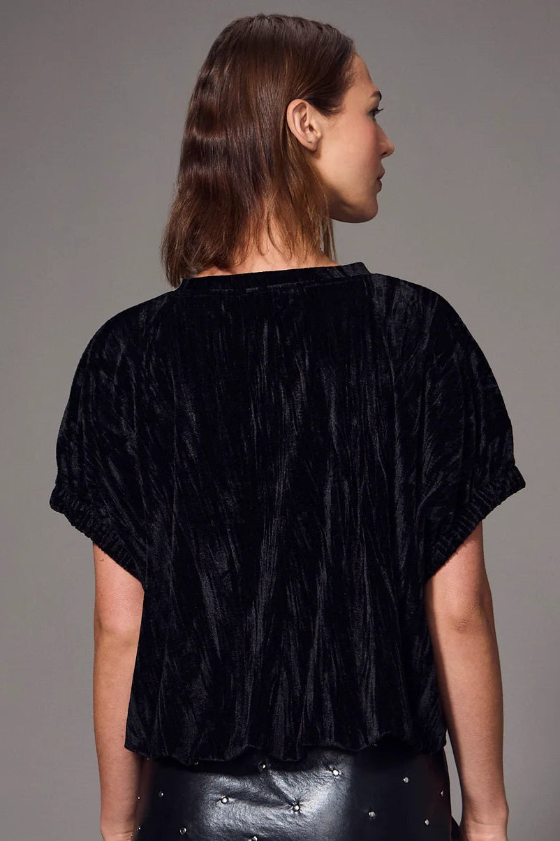 Eclipse Bubble Top - Black