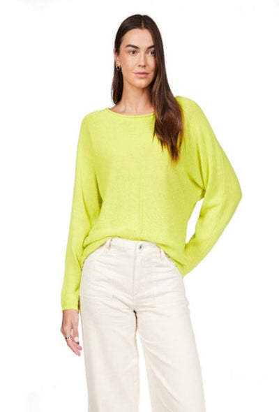 Easy Knitwear Top - Desert Lime