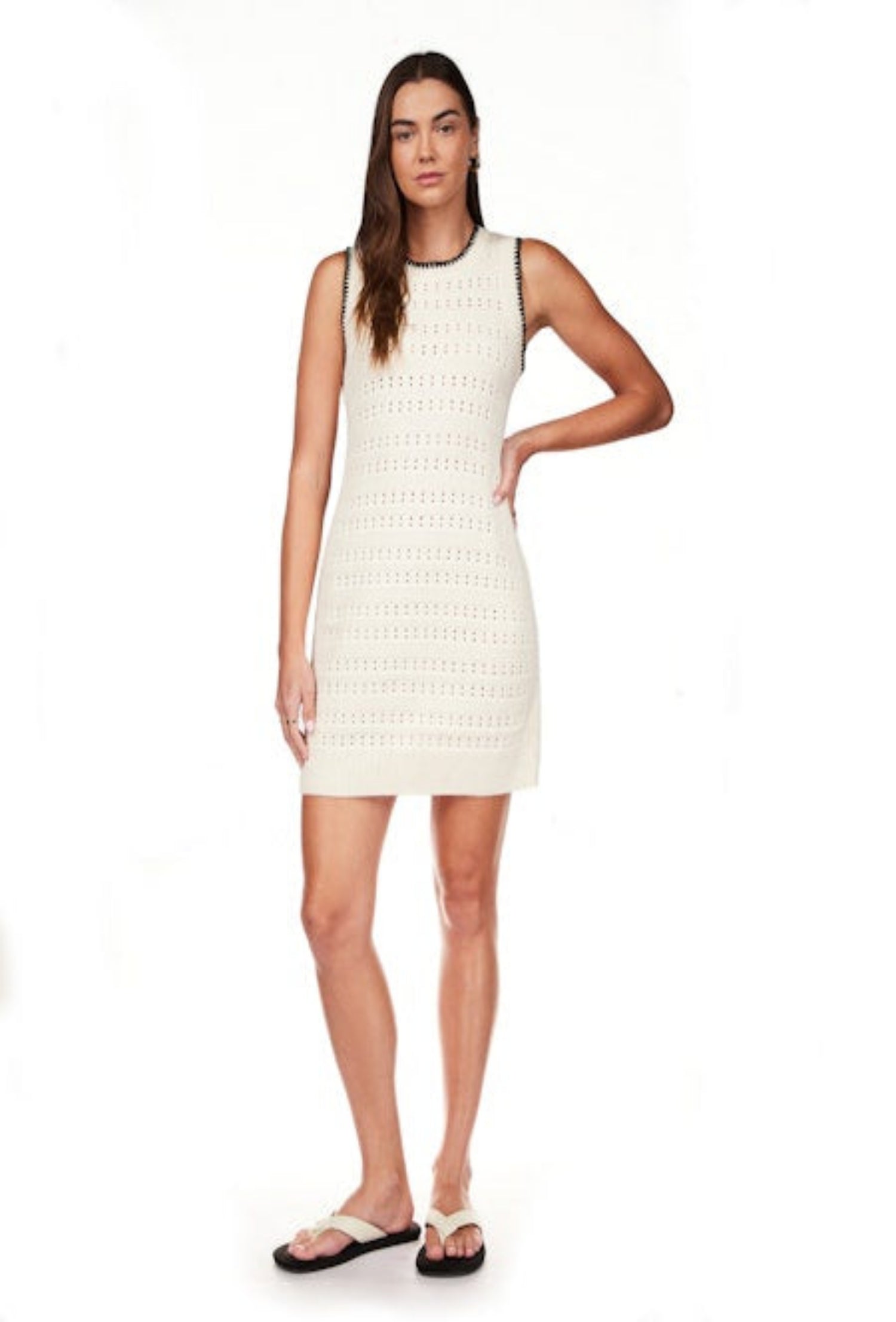 Free Spirit Mini Dress - Light Oat