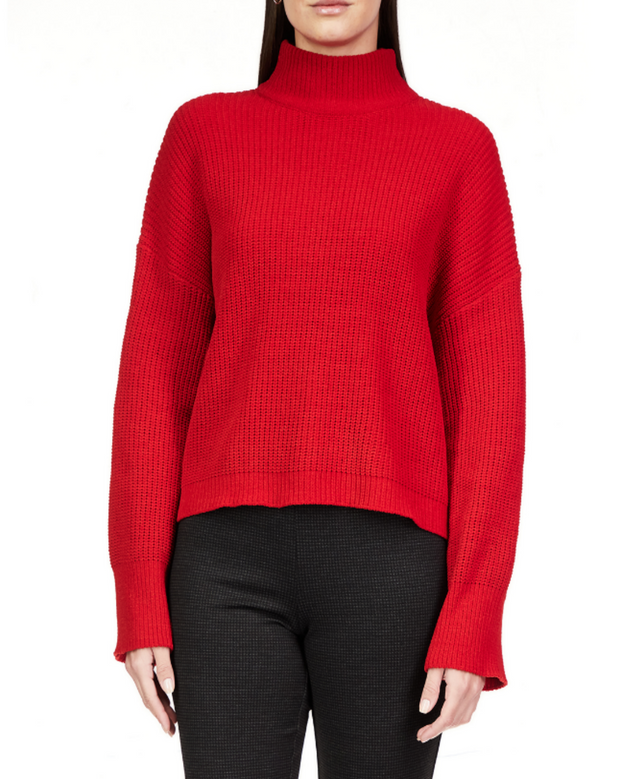 Stay Cozy Sweater - Mars Red