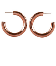 35mm Metal Hollow Hoops (Available in 4 Colors)