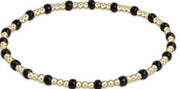 Gameday Hope Gold Sincerity Bracelet - Onyx