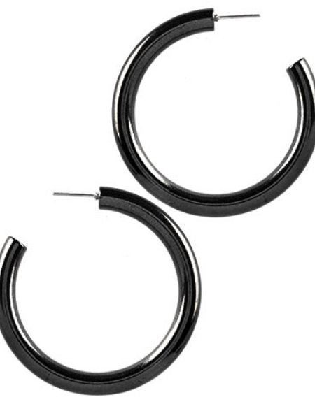 50mm Metal Hollow Hoops (Available in 4 Colors)