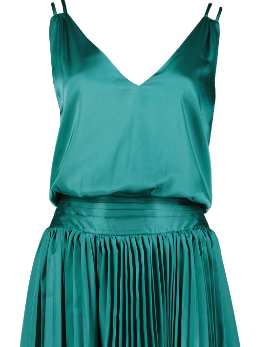 Summer Crush Pleat Mini "Aloe"