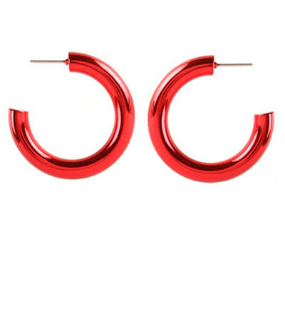 35mm Metal Hollow Hoops (Available in 4 Colors)