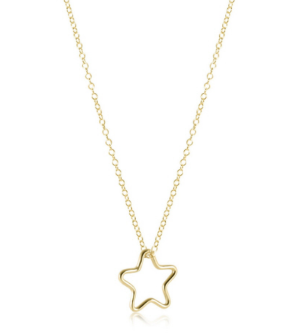 egirl 14" Necklace Gold - Star Gold Charm