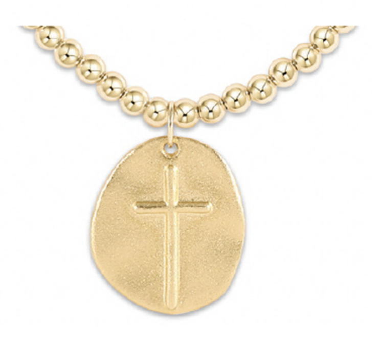 Extends Classic Gold 4mm Bracelet - Inspire Gold Disc