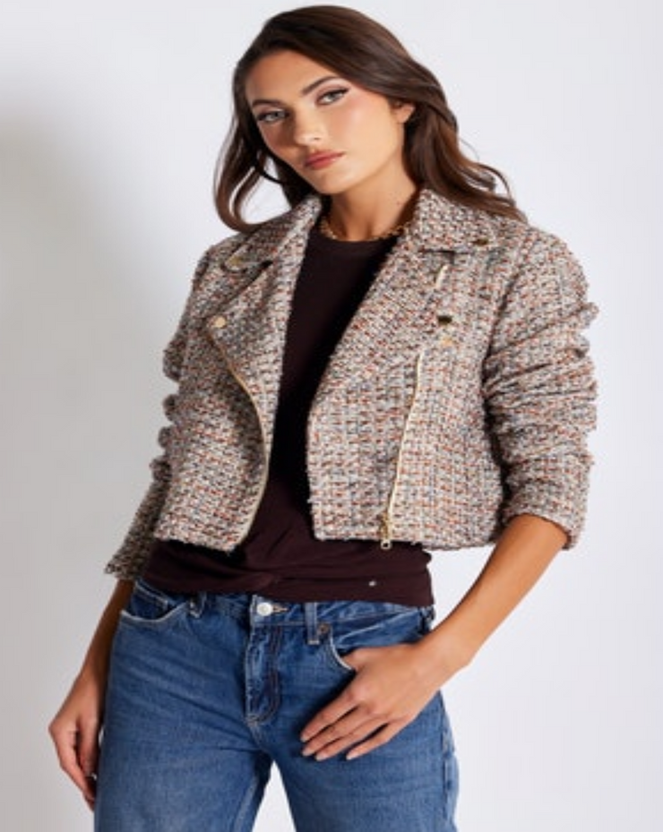 Emile Moto Jacket - Multicolor