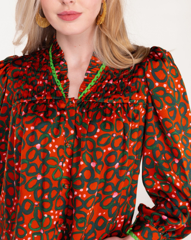 Oliver Top "Disco Floral"