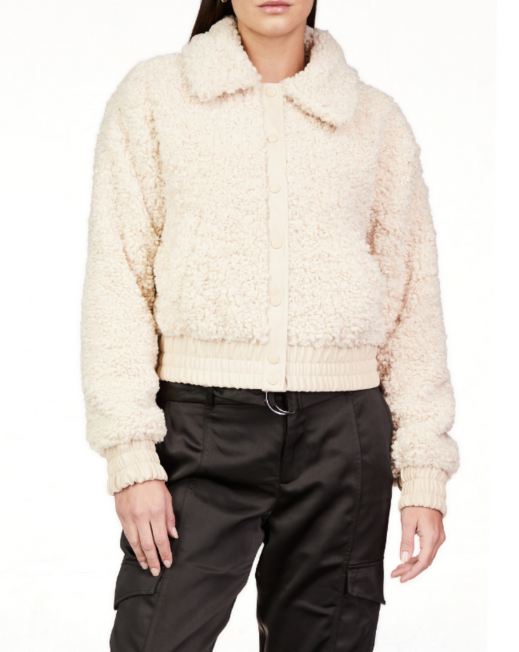 Libby Sherpa Jacket - Toasted Almond