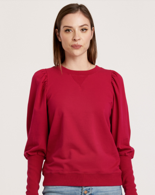 Tara Long Sleeve - Ruby Pink