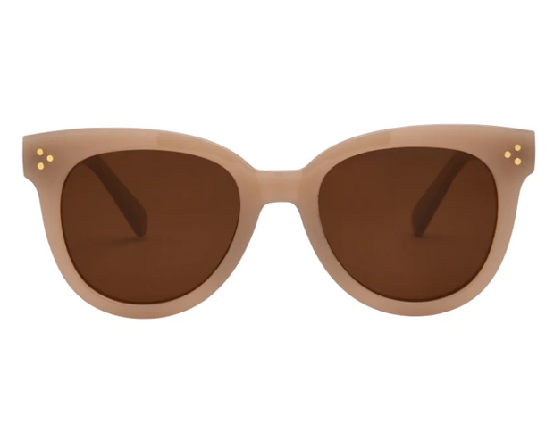Cleo Sunglasses "Oatmeal/Brown"