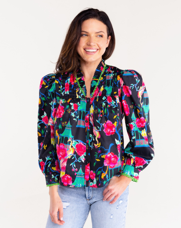 Oliver Printed Top (Available in 2 Colors)