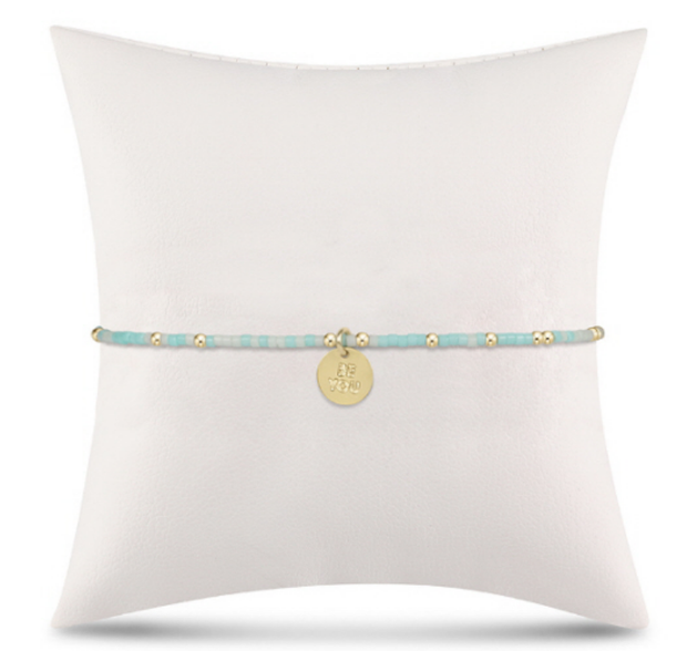 egirl Hope Unwritten Bracelet - What I Mint to Say - be you. Small Gold Disc