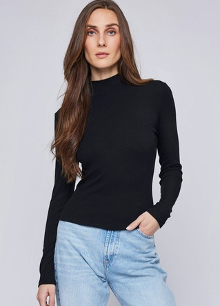 Wren Long Sleeve Mock Neck (Available in 2 Colors)