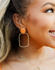 Gameday Glitter Top Hoops (Available in 5 Styles)