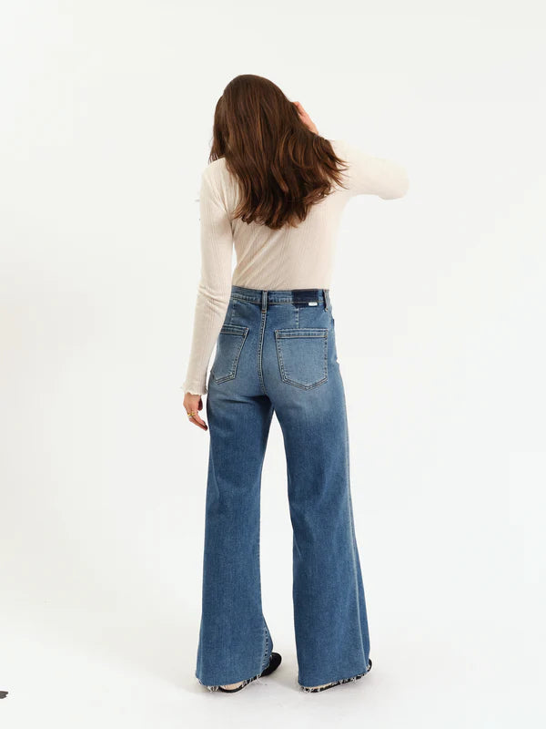 Far Out High Rise Wide Leg - Vintage City