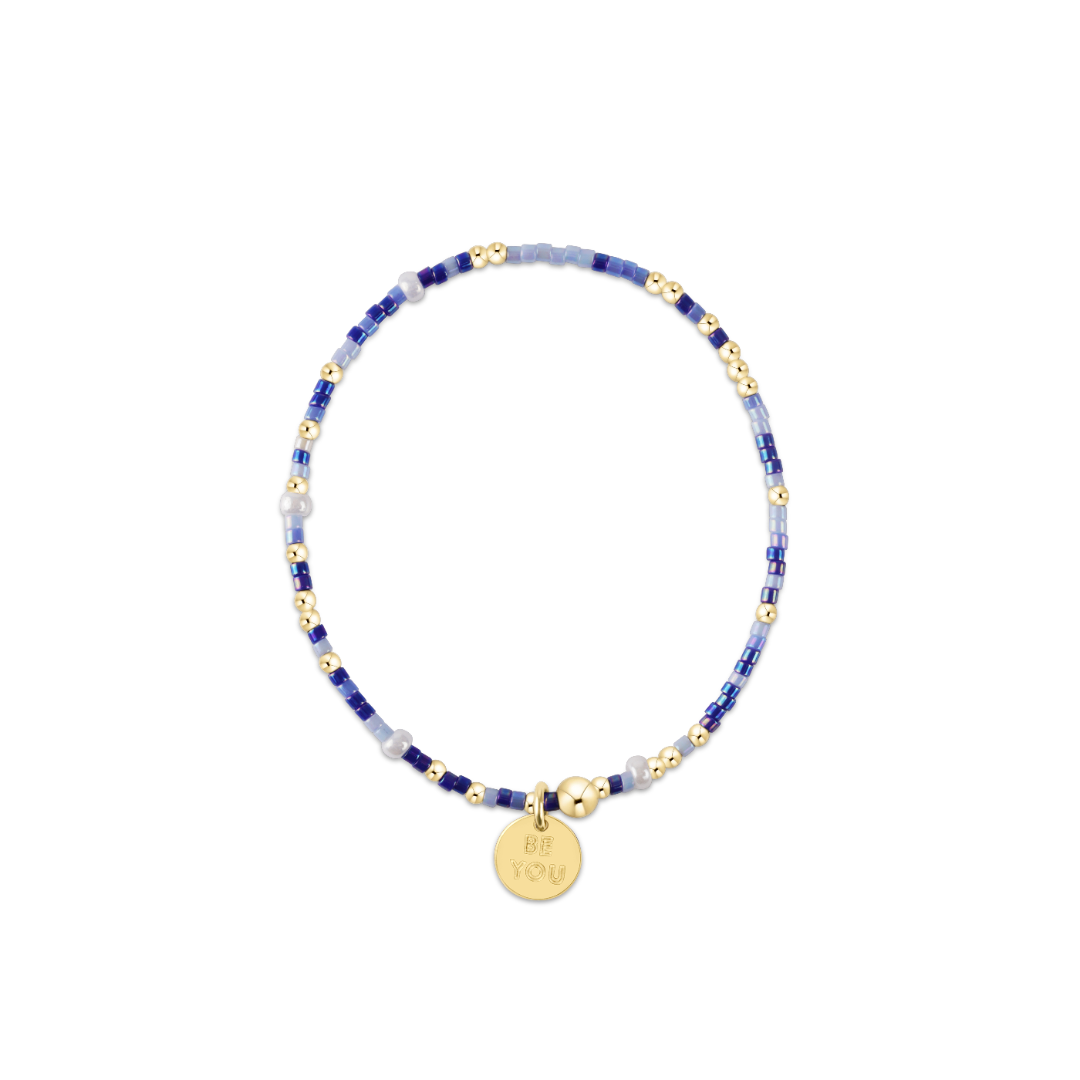 egirl Hope Unwritten Bracelet - Is A Smurf's Butt Blue? - be you. Small Gold Disc