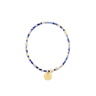 egirl Hope Unwritten Bracelet - Is A Smurf's Butt Blue? - be you. Small Gold Disc