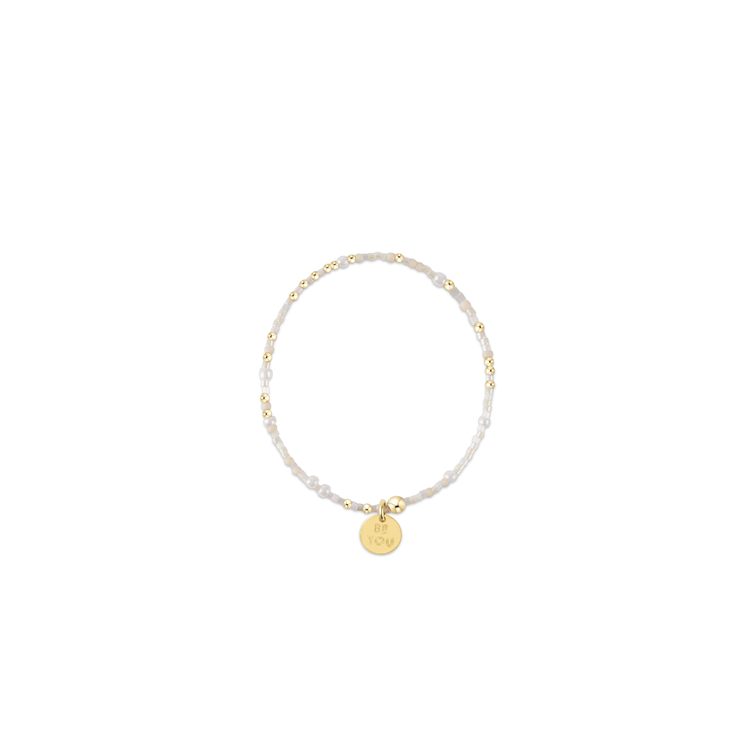 egirl Hope Unwritten Bracelet - Oh Snow You Didn't! - be you. Small Gold Disc