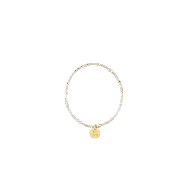 egirl Hope Unwritten Bracelet - Oh Snow You Didn't! - be you. Small Gold Disc