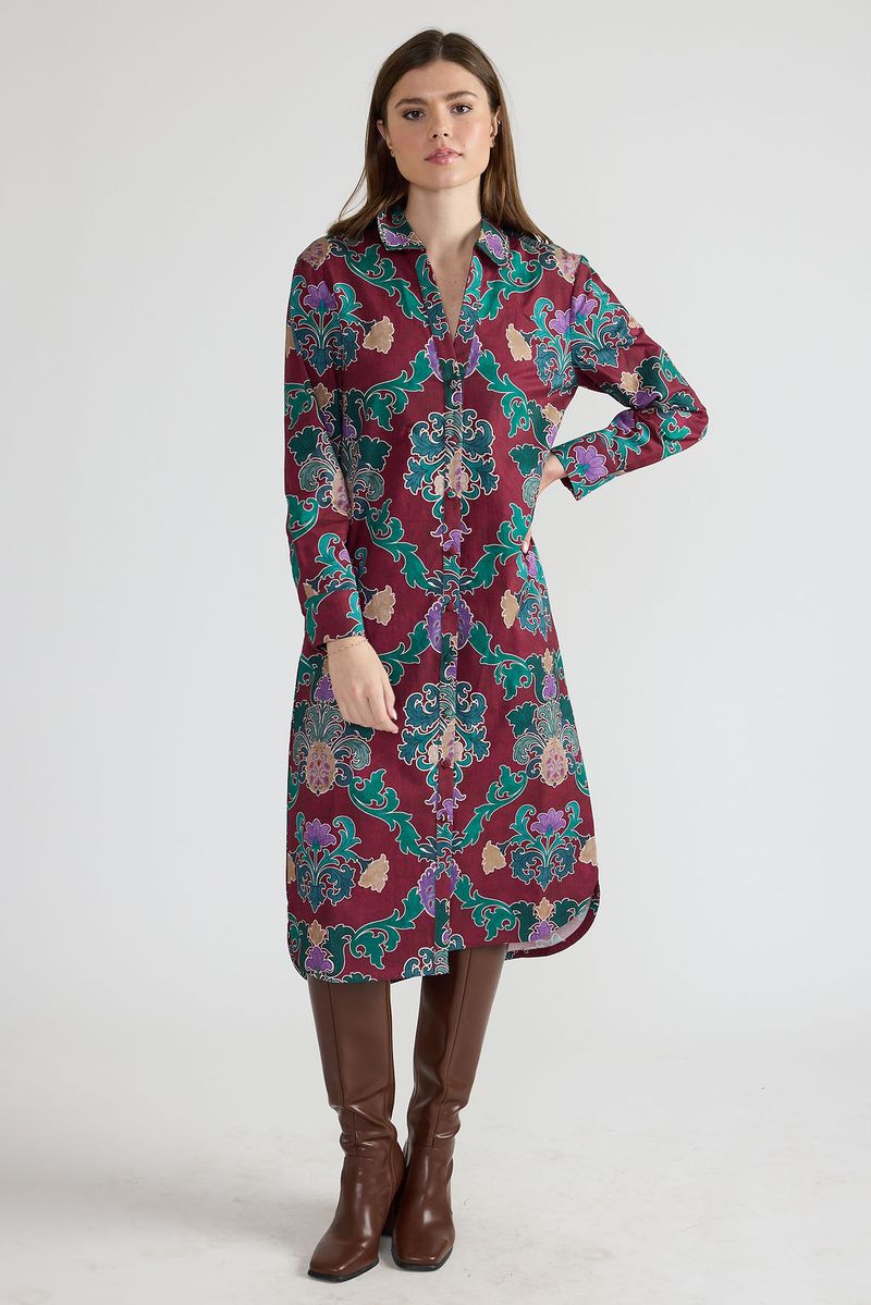 Cleo Dress - Damask