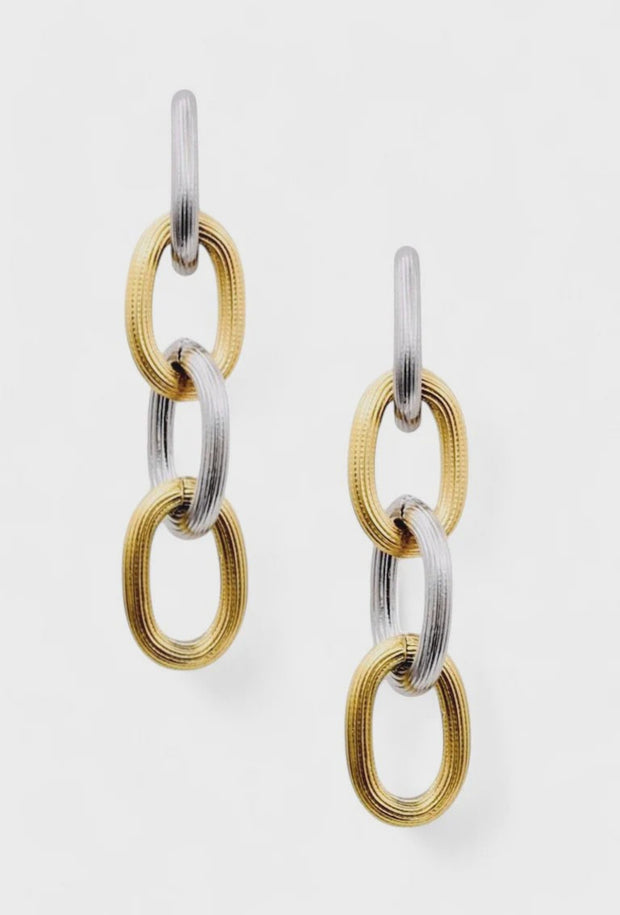 Misfit Earring - Mixed Metals