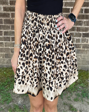 Melanie Skirt - Leopard