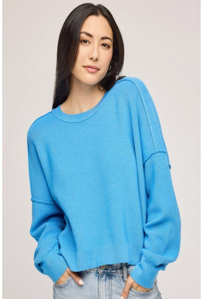 Echo Pullover - Capri Blue