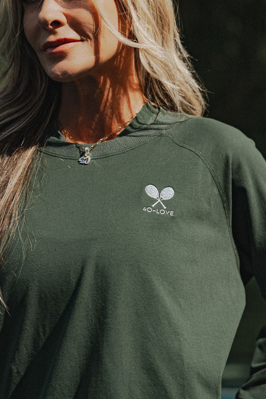 Classic Lightweight Sweatshirt - Hunter Green
