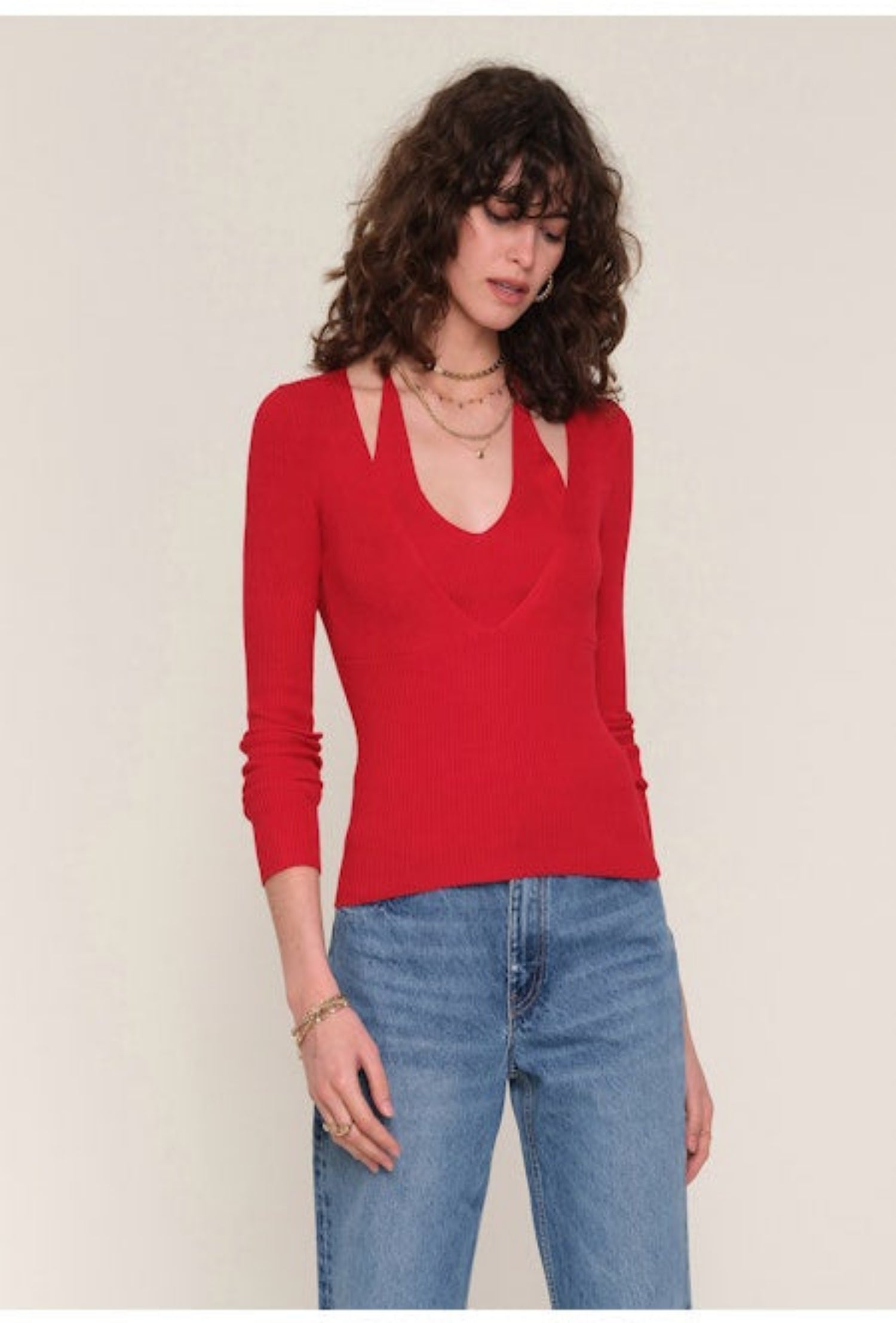 Twyla Top - Scarlet