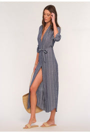 Bardot Dress - Indigo