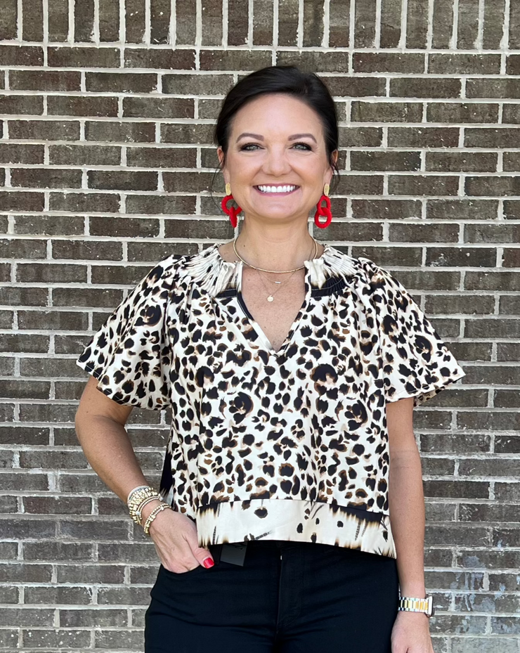 Natalie Top - Leopard