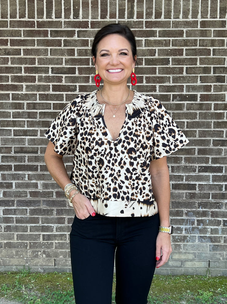 Natalie Top - Leopard