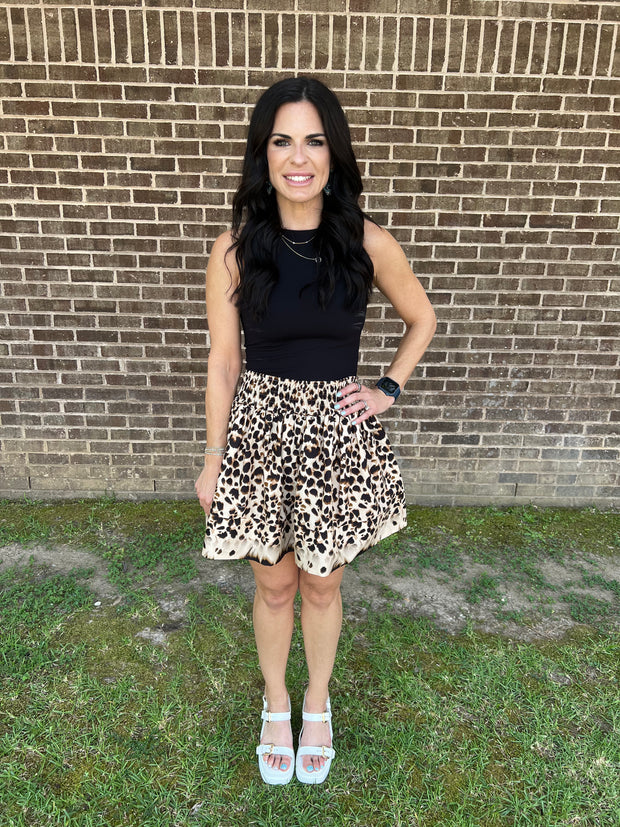 Melanie Skirt - Leopard