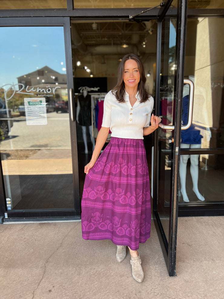 Marisol Skirt - Garden