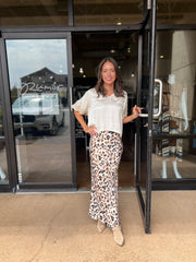 Brianna Short SLeeve Silk Top - Cream