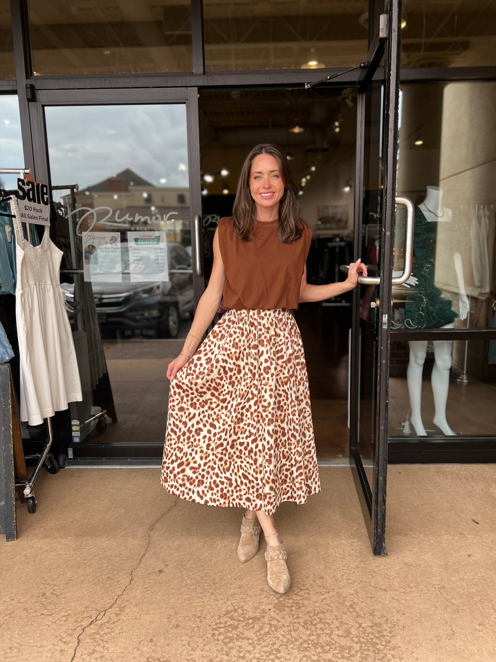 Erica Midi Skirt - Untamed