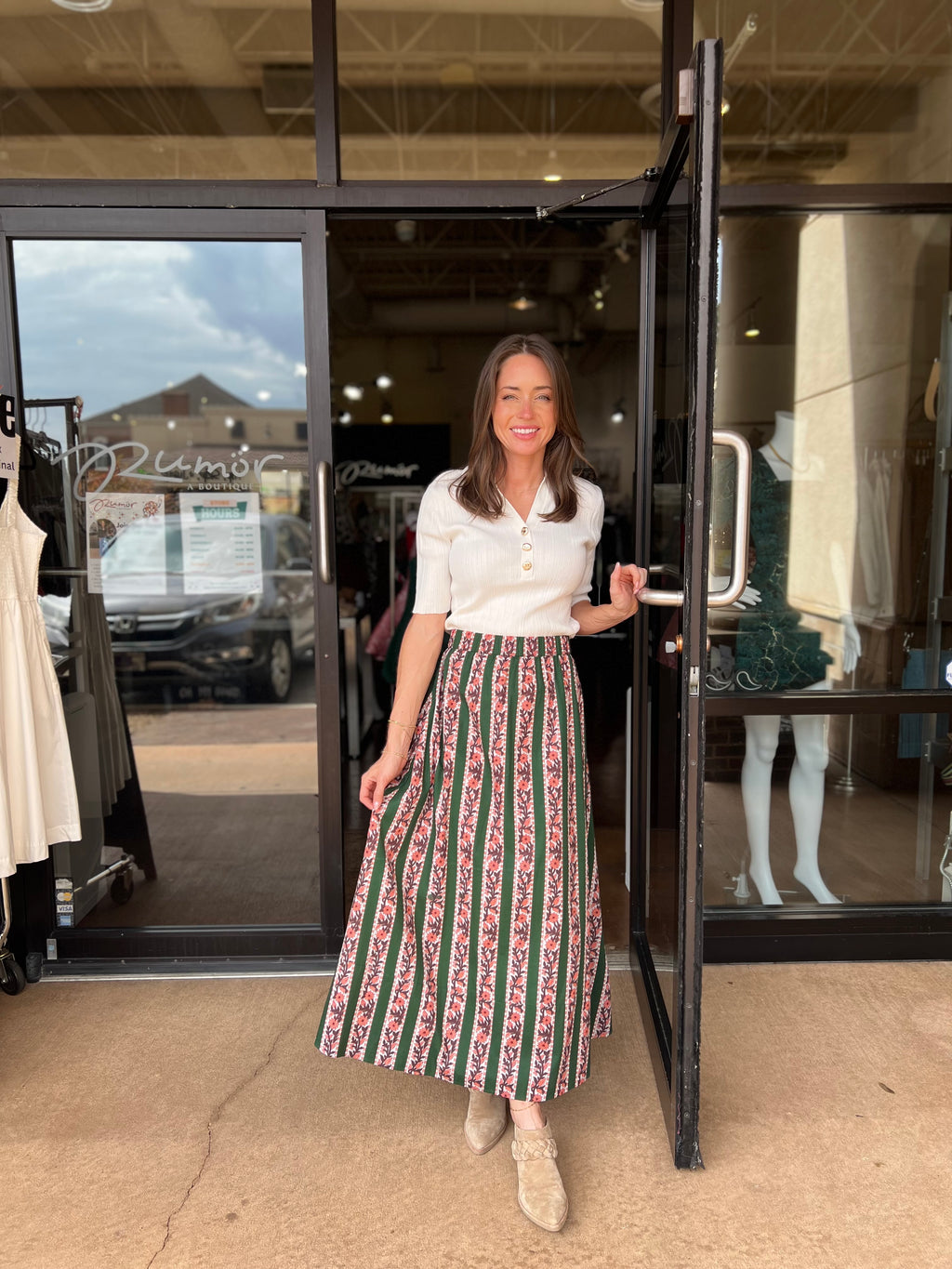 Marisol Skirt - Floral Manor