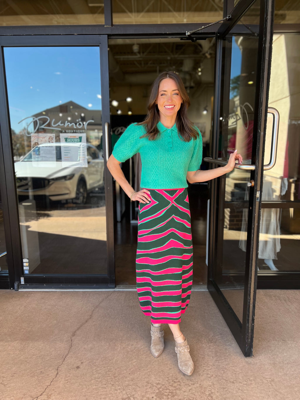 Vivian Skirt - Ziggy Palm