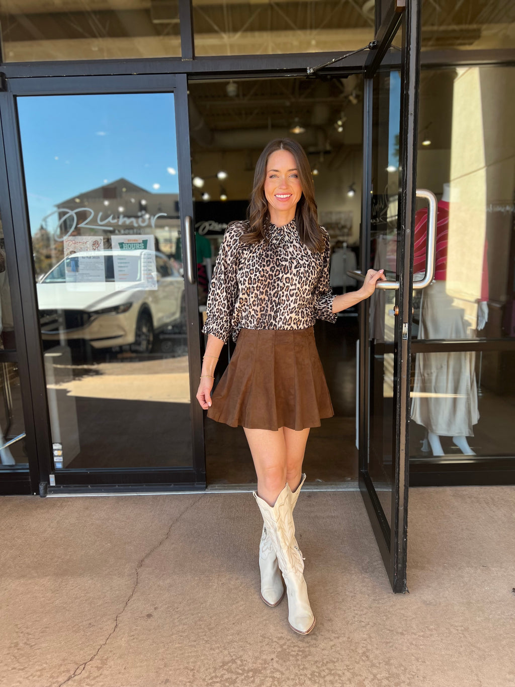 Emer Printed Top - Panthera