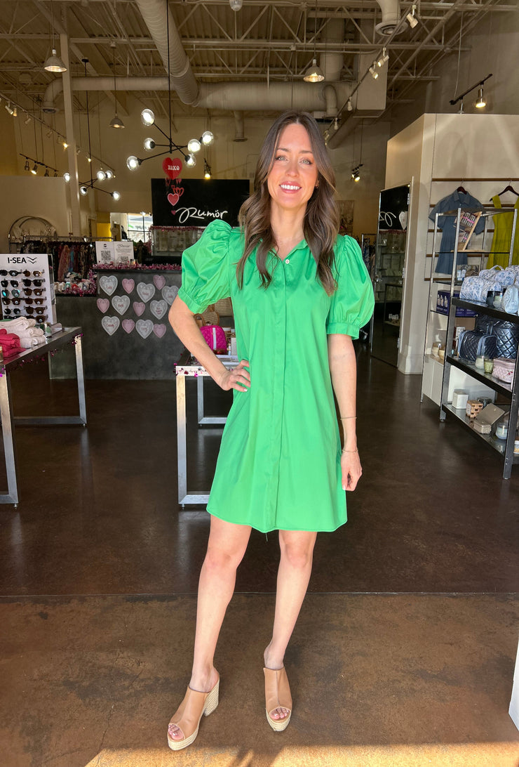 Anna Dress - Green