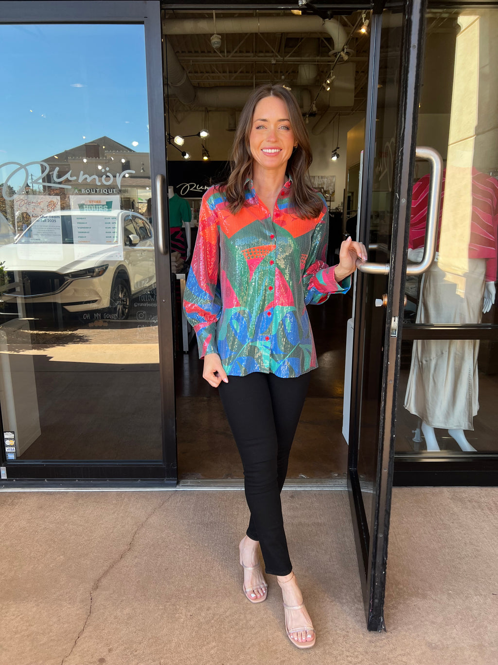 Sadie Top - Tropical Jungle