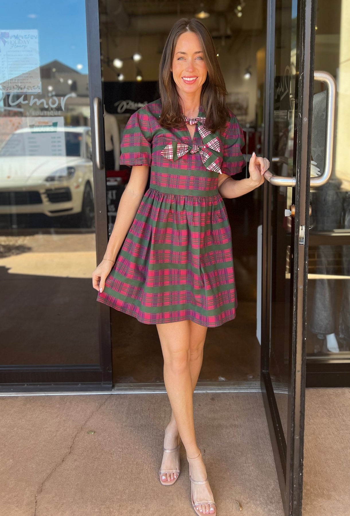 Ella Dress - Party Plaid