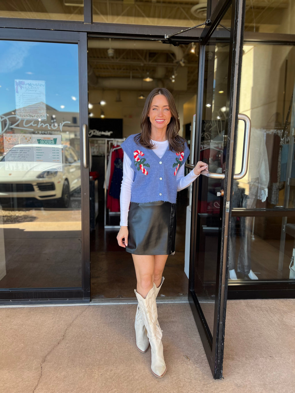 Be Merry Sweater - Blissful Blue