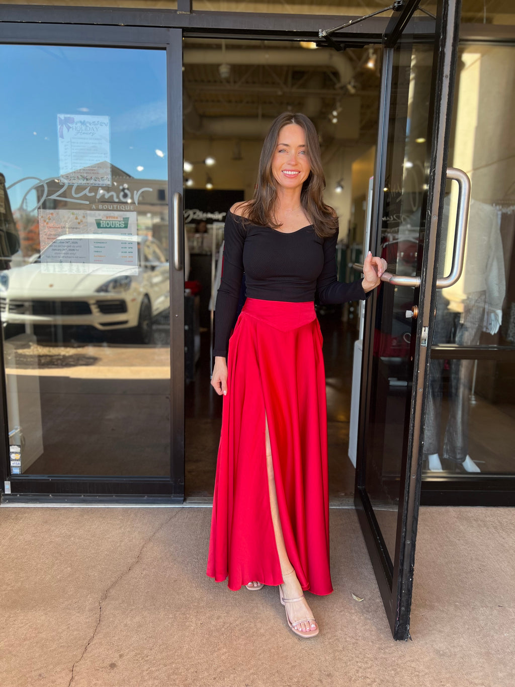 Chilco Maxi Skirt - Salsa