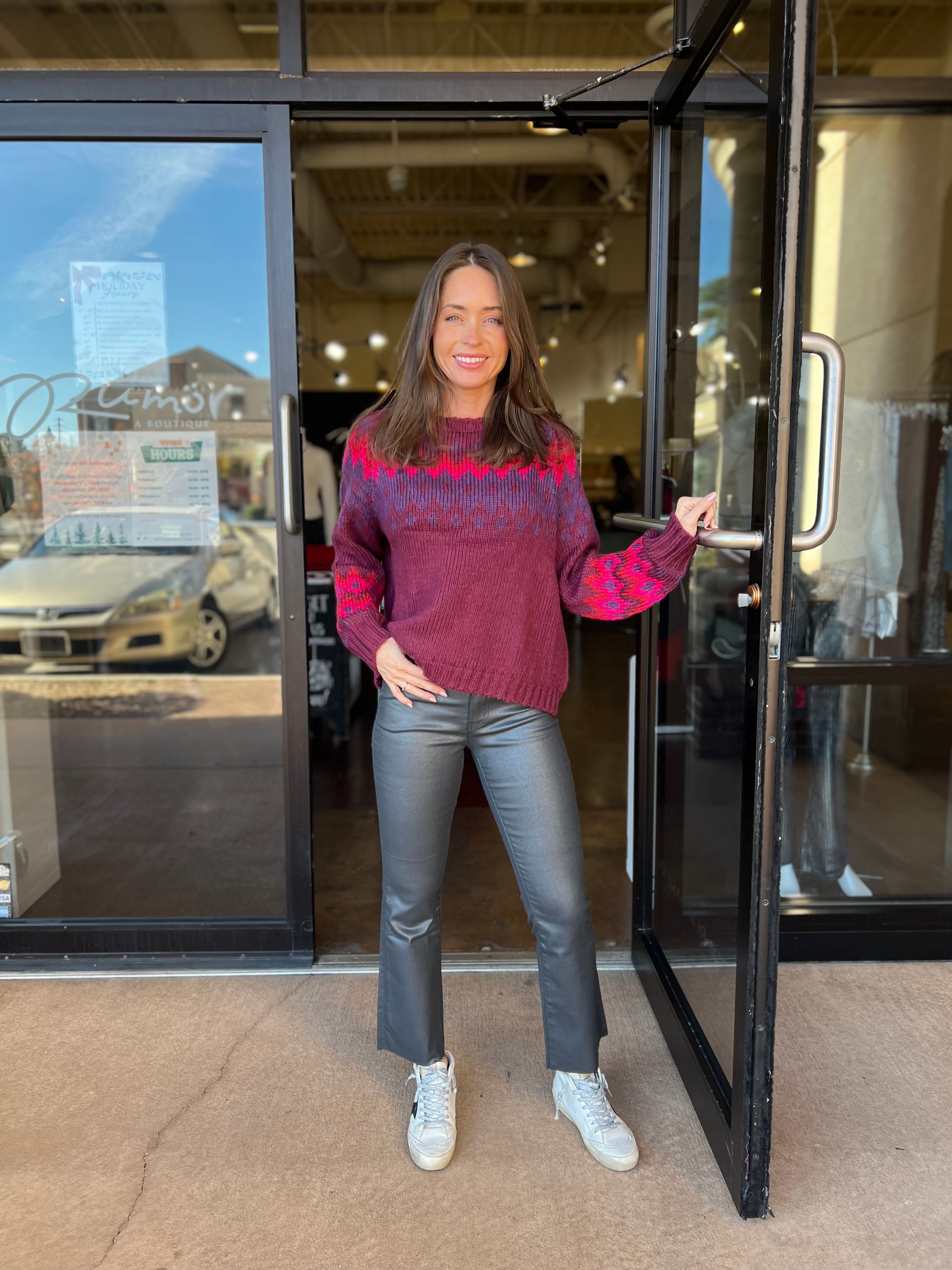 Jaxon Isle Raglan - Velvety Plum