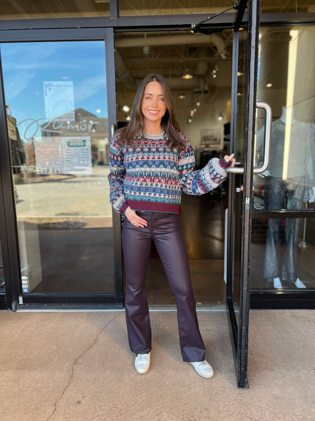 Favorite Things Sweater - Frosted Wine