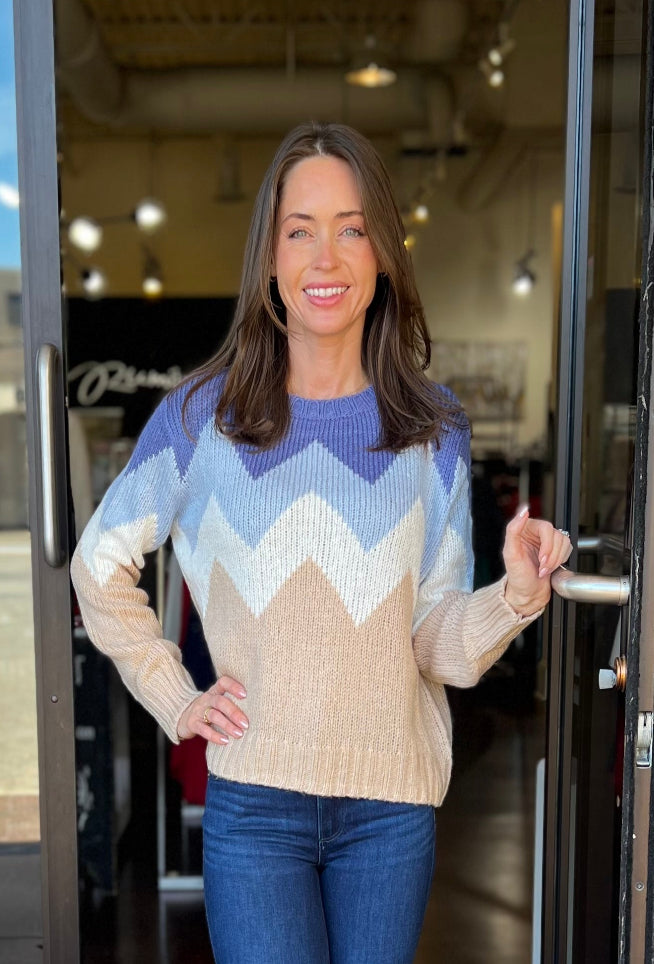 Hit The Slopes Crew Sweater - Oat Heather